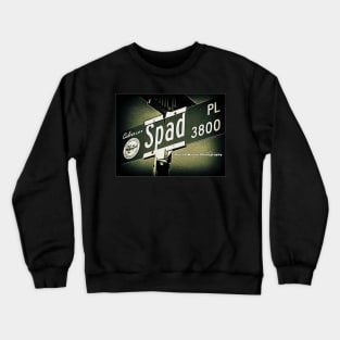 Spad Place, Culver City, California by Mistah Wilson Crewneck Sweatshirt